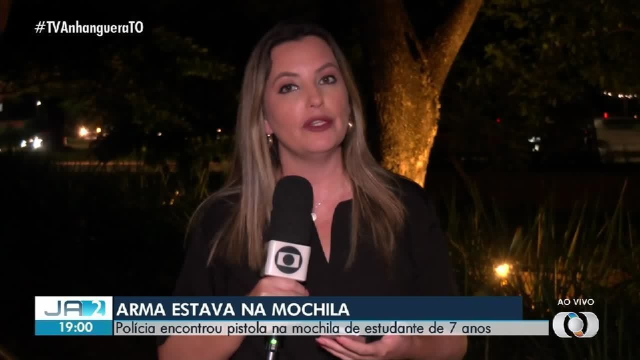 Professora encontra arma de fogo em mochila de estudante em colégio particular no TO, diz polícia