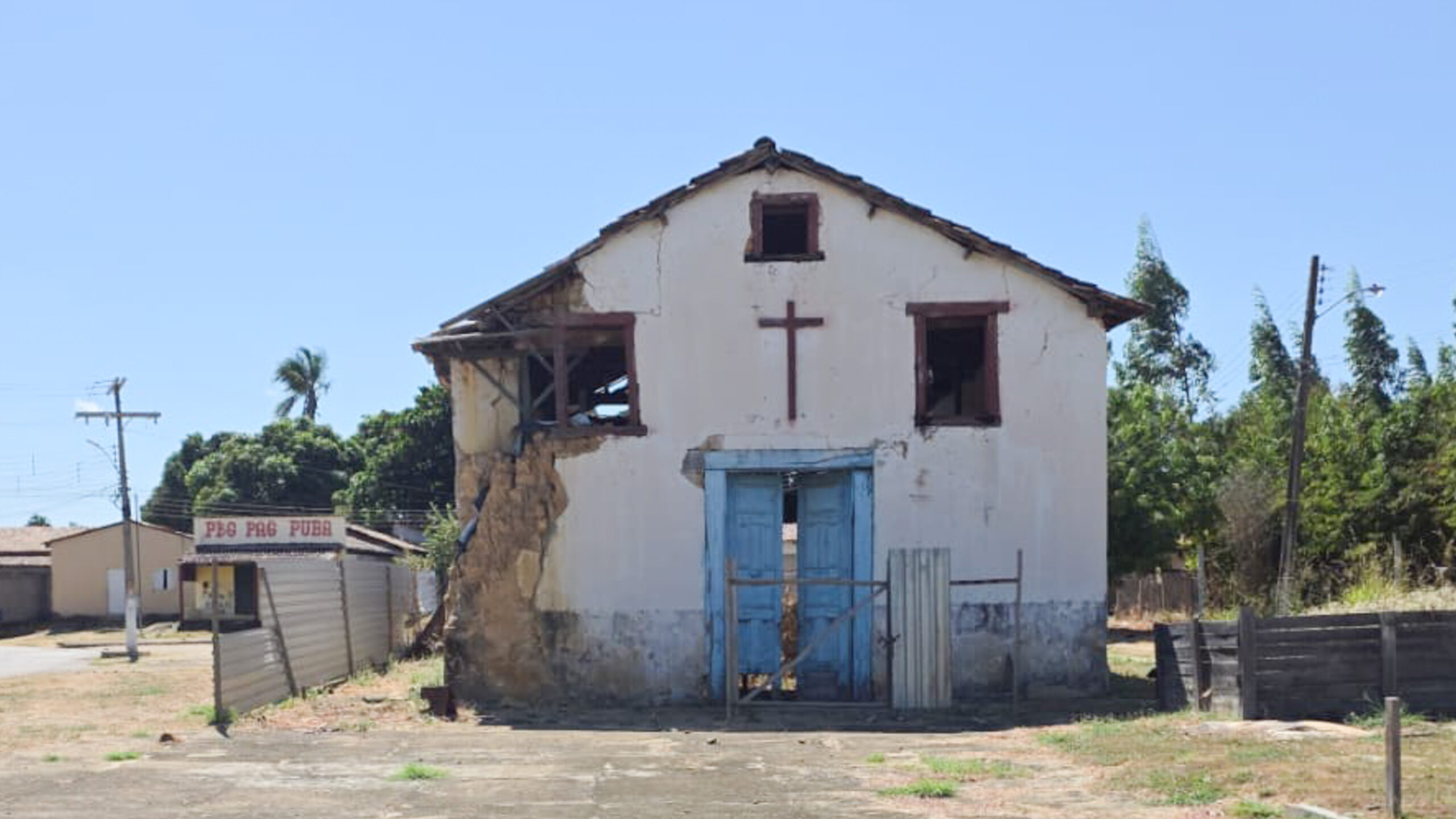 MPTO recomenda medidas urgentes para evitar desabamento de Igreja do século XVIII em Chapada da Natividade