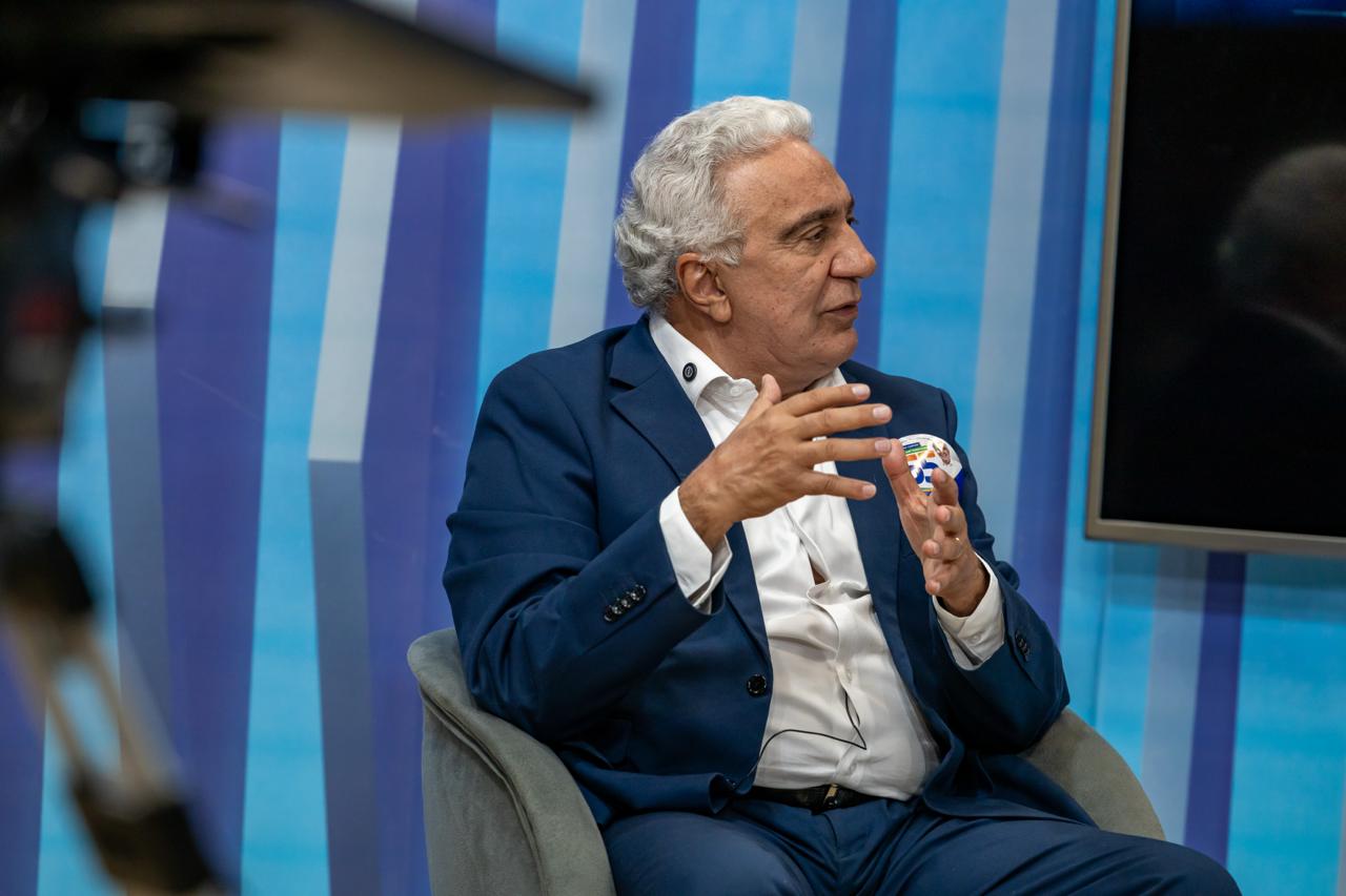 Candidato de Lula no Tocantins, Laurez Moreira apresenta propostas em sabatina na TV Jovem Record