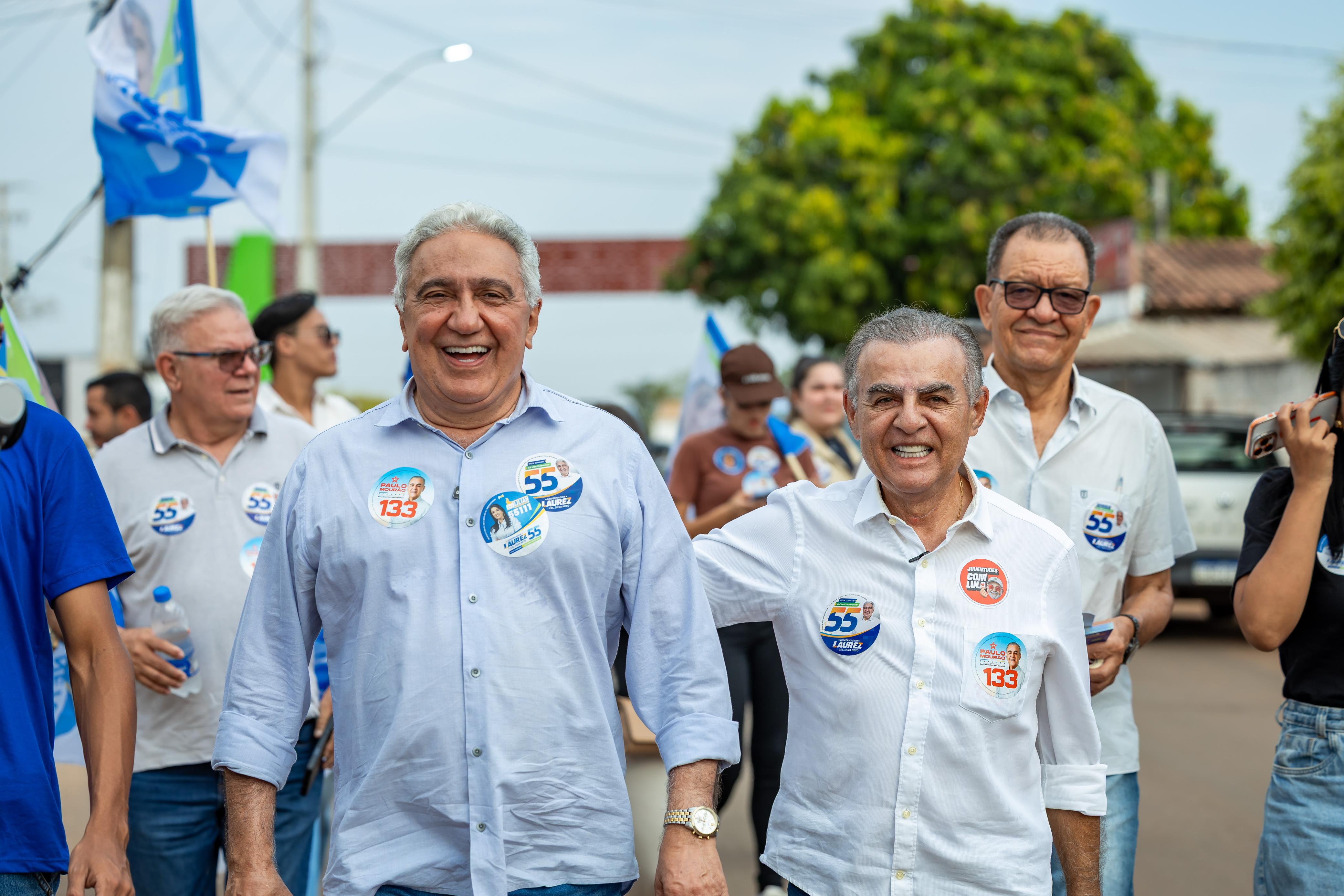 Laurez Moreira firma compromisso de asfaltar TO-483 entre Sucupira e Figueirópolis durante o primeiro dia da caravana pela região sul do Tocantins