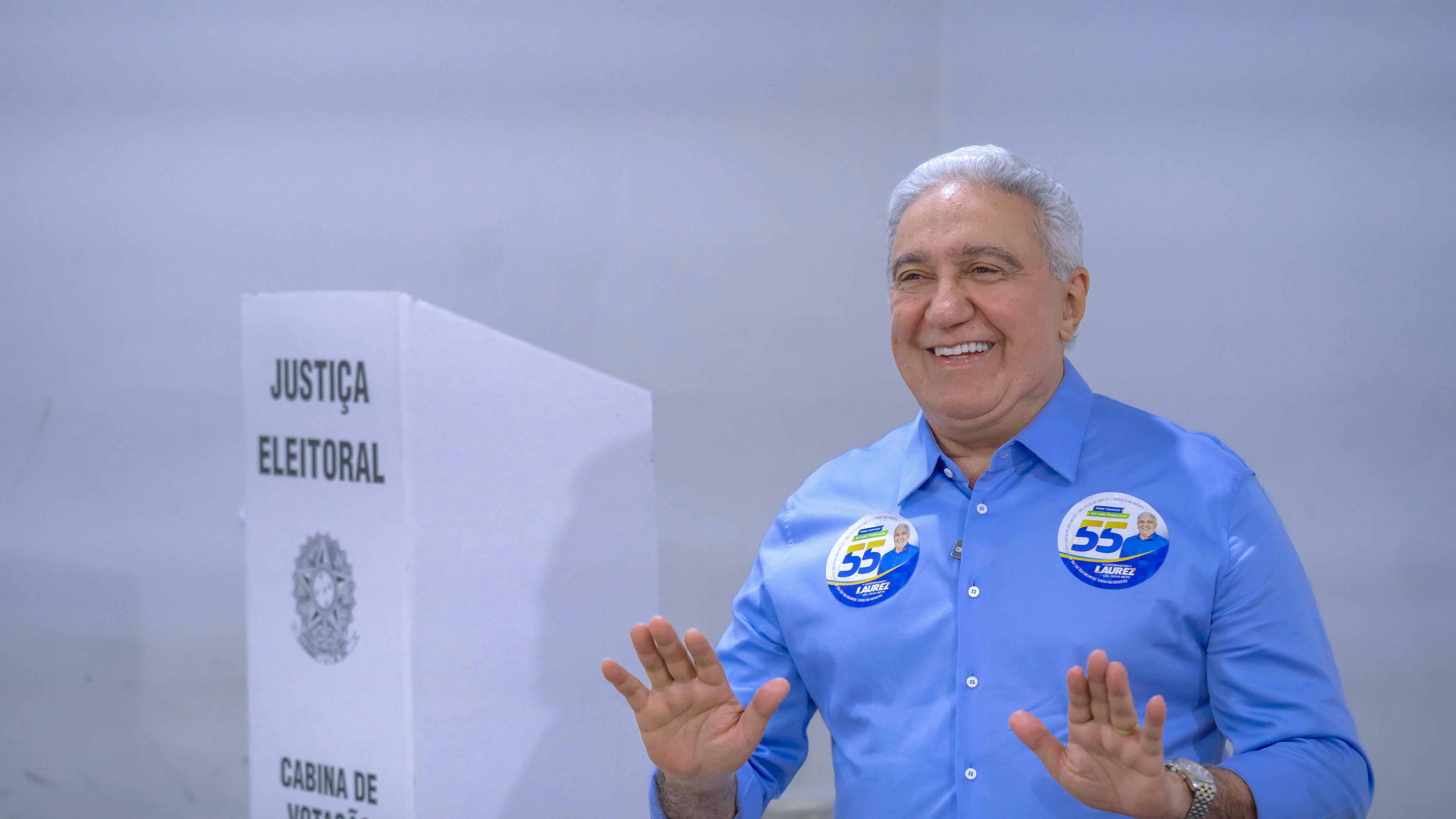 Laurez Moreira vota em Gurupi e demonstra confiança para o resultado do primeiro turno